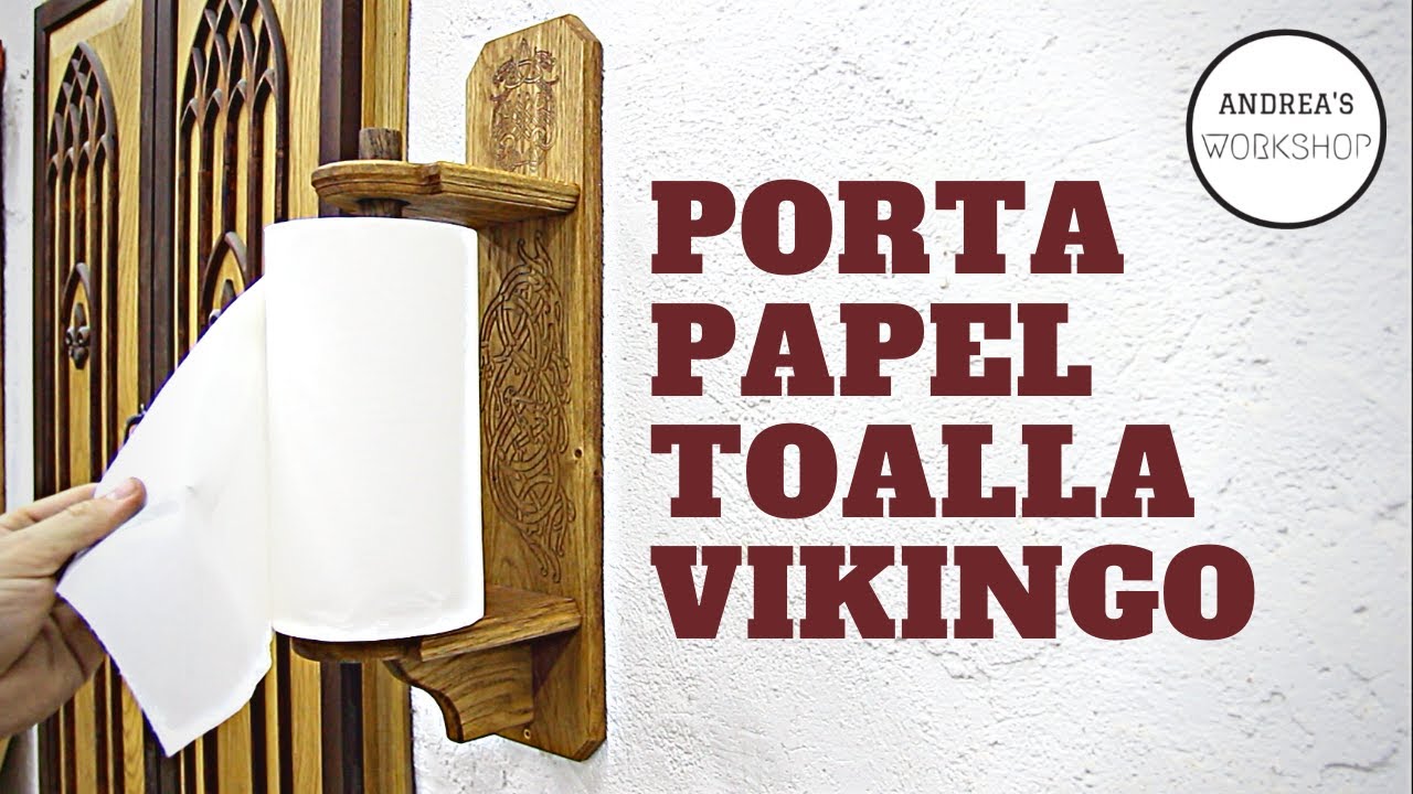 Porta Papel Toalla Vikingo
