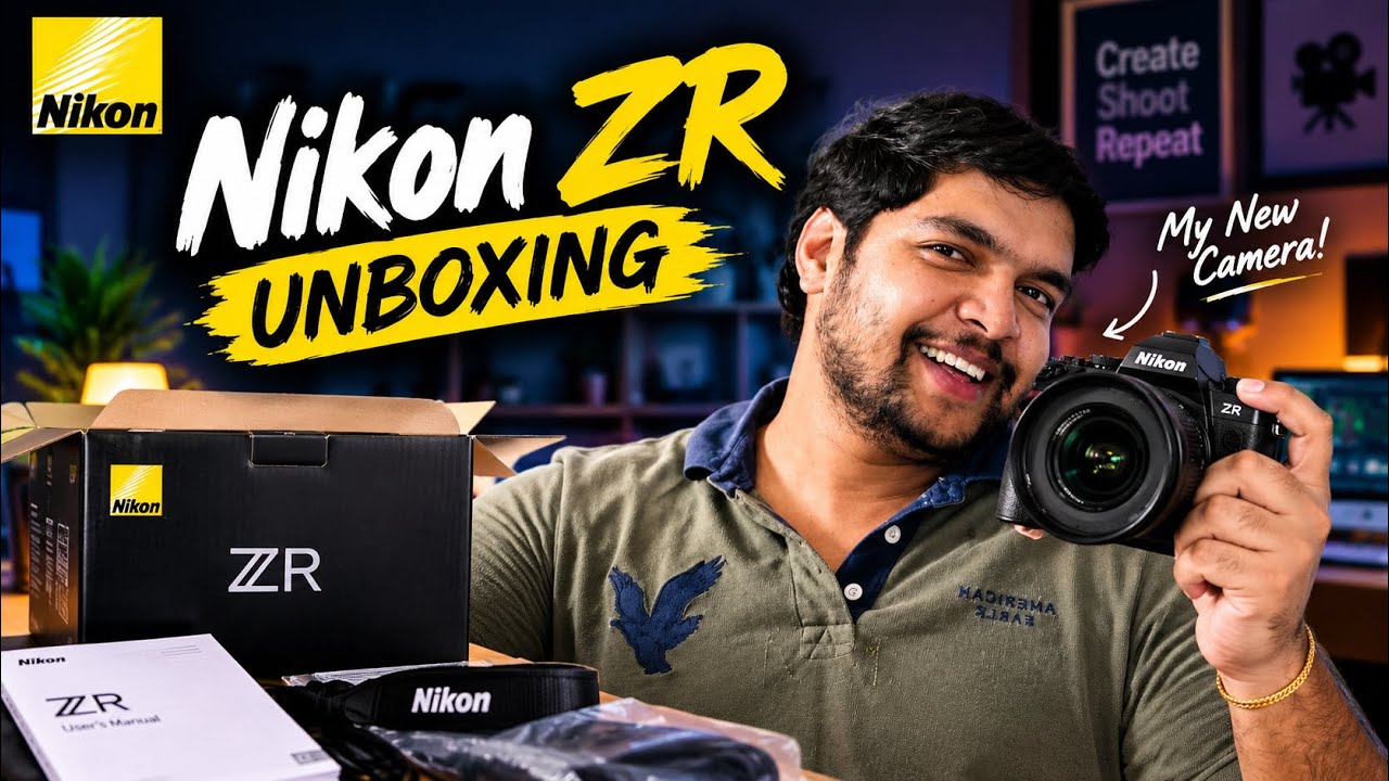 Nikon ZR వచ్చింది! 🔥 Unboxing + Camera First Look | Vroom Tech Telugu