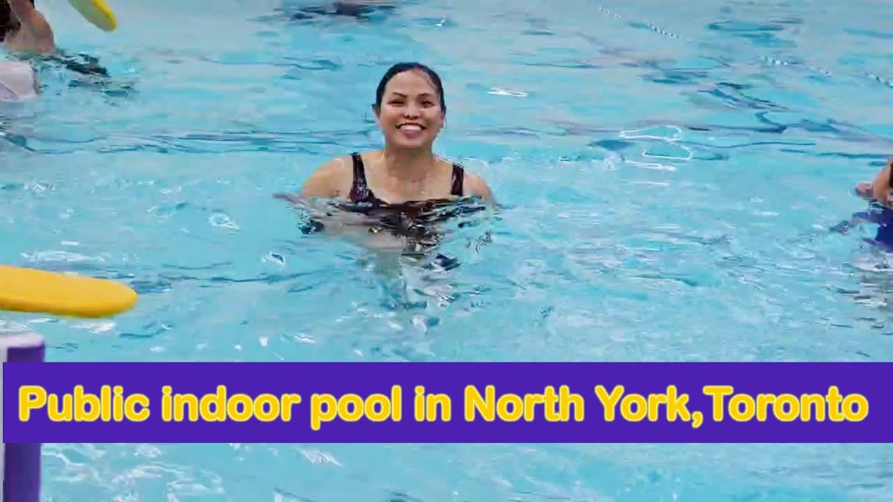 Public indoor pool in Toronto.