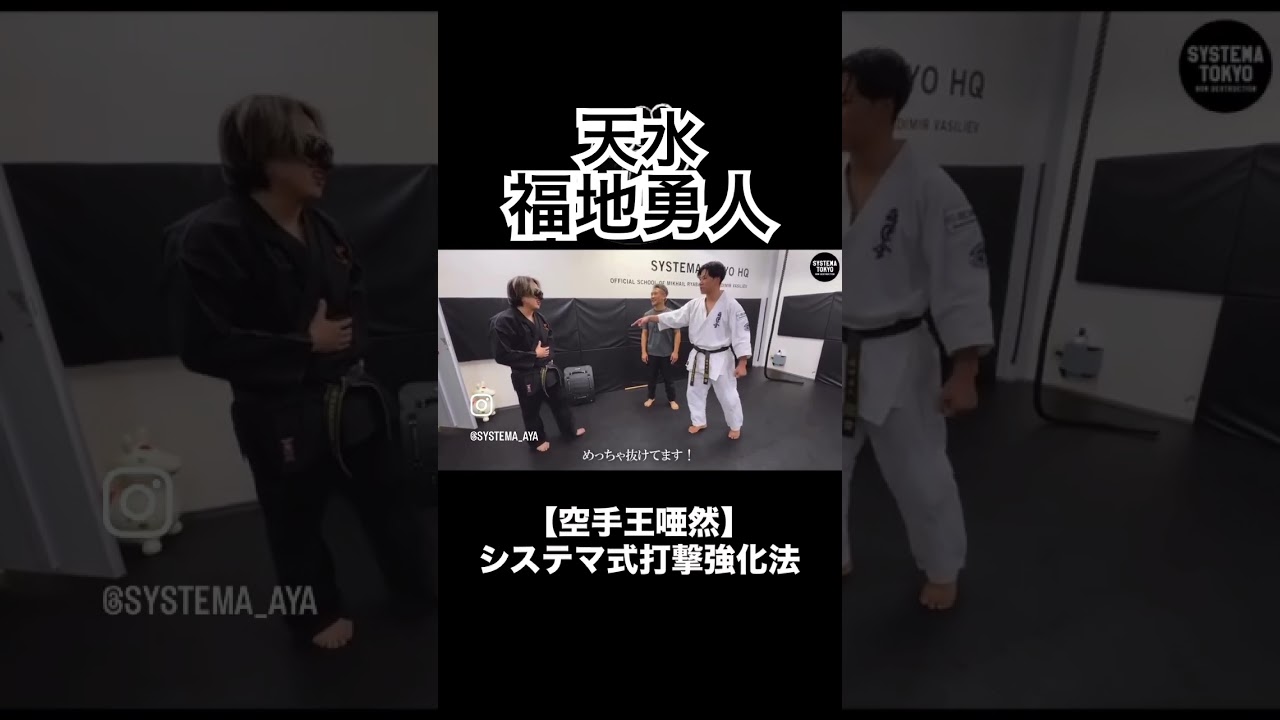 【空手王唖然】システマ式打撃強化法公開！