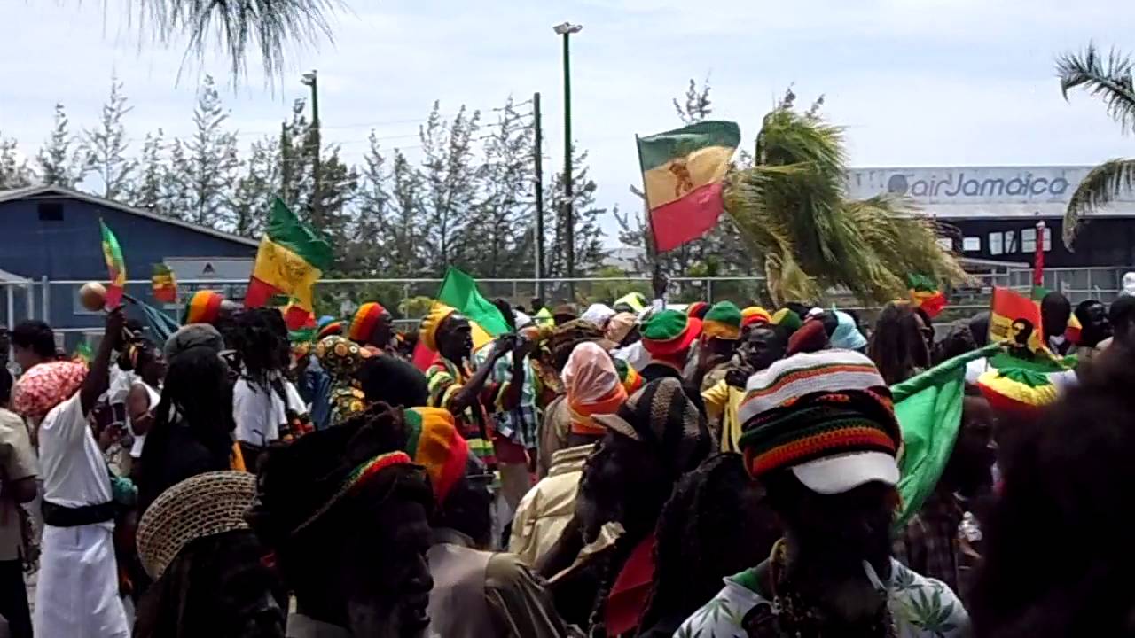 Prince Ermias Selassie I Royal Visit  Jamaica Airport Norman Manley  Ras Ivy April 21 2016