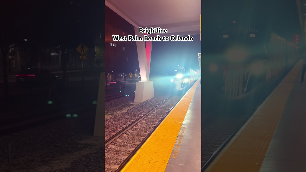 Bright Line Train in Florida