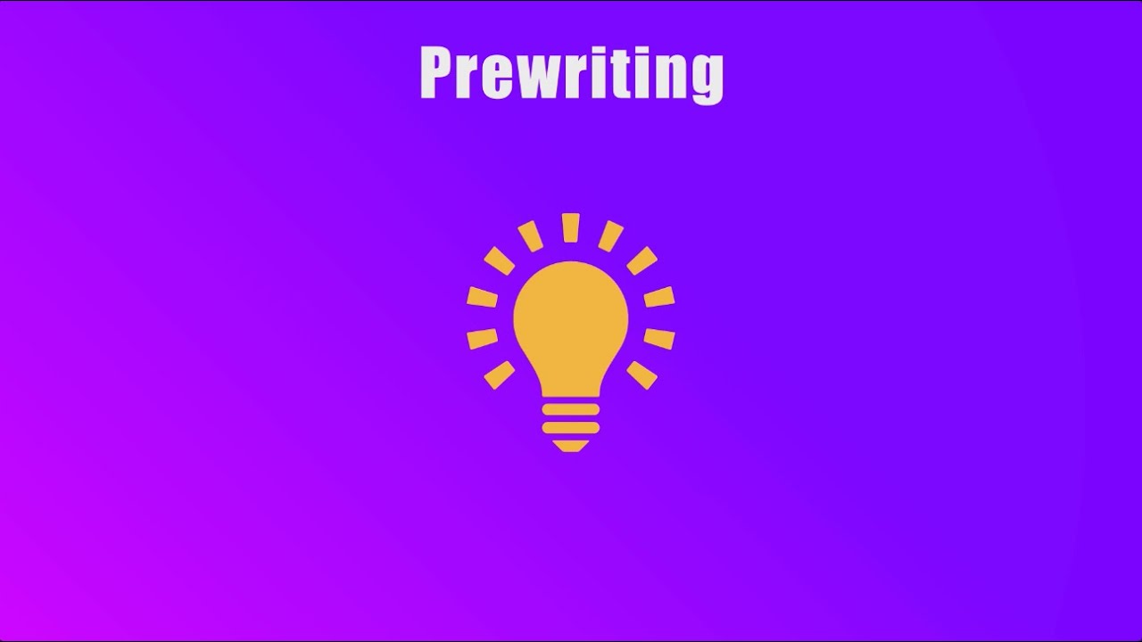 Prewriting