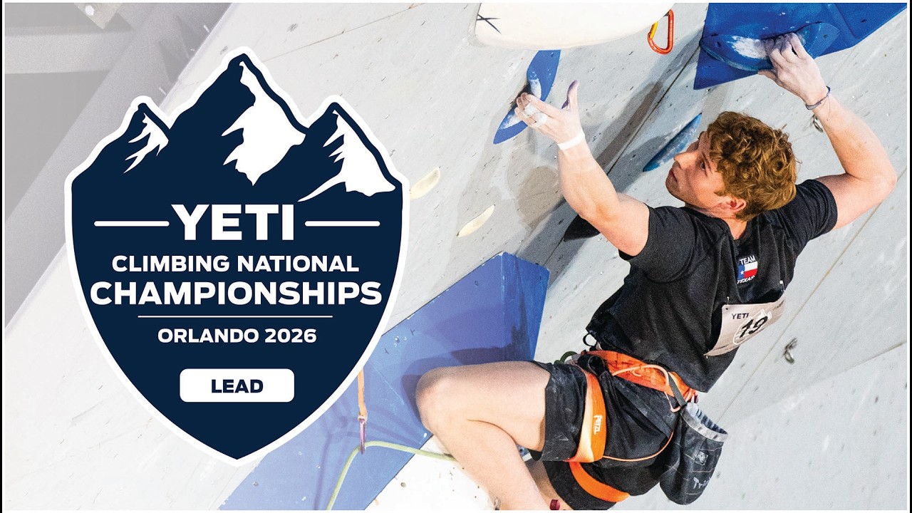 Live Stream of the 2026 YETI Climbing National Championships - Lead Semi-Finals | USA Climbing