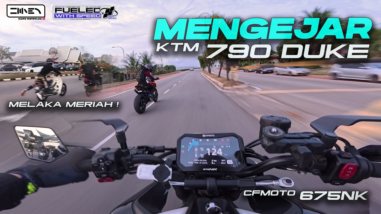 THIS IS MELAKA ! HURU HARA RIDE LEPAS MAKAN ! CFMOTO 675 NK SR [4K]