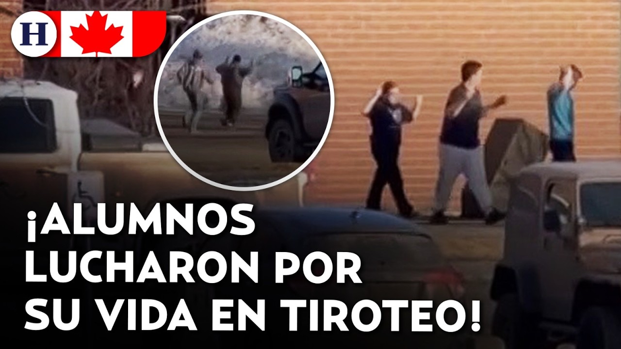 ¡Masacre en Canadá! Tiroteo en escuela deja 9 muertos; alumnos se atrincheran para sobrevivir