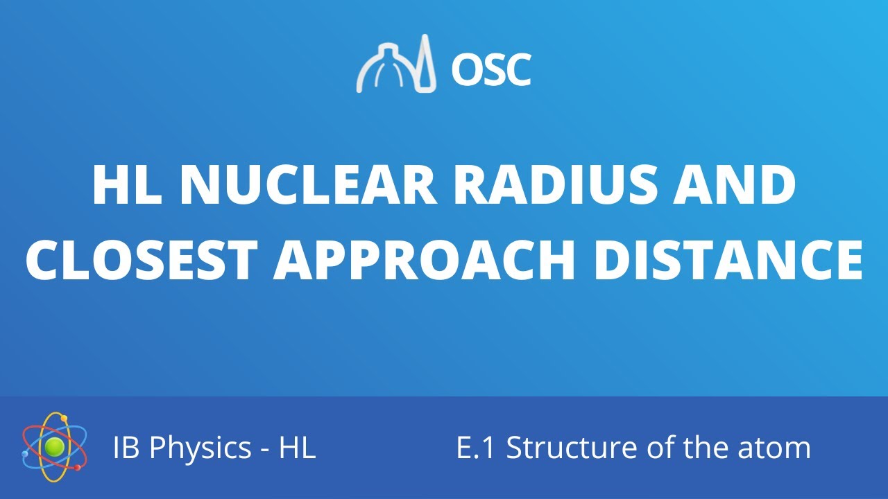 HL Nuclear radius and closest approach [IB Physics HL]