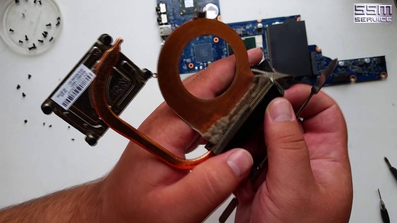 Как почистить ноутбук HP Compaq и заменить в нем термопасту