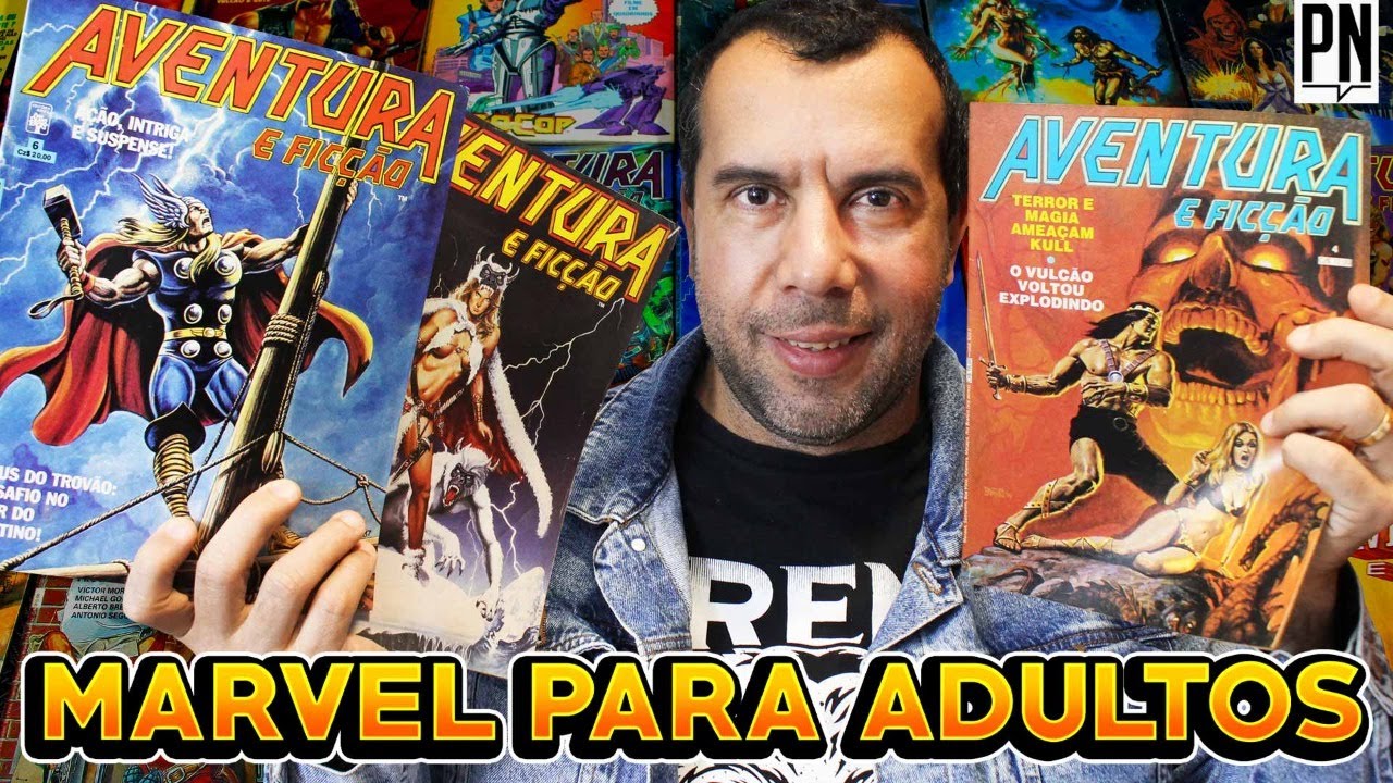 Antes de Marvel Max e Vertigo! A sensacional revista AVENTURA E FICÇÃO da Abril | Papel Jornal 34