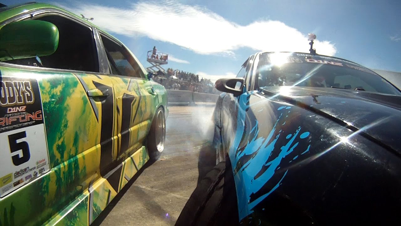 GoPro: Nico Reid Vs Cole Armstrong - D1NZ Round 3 Tauranga, 2012/13 Season