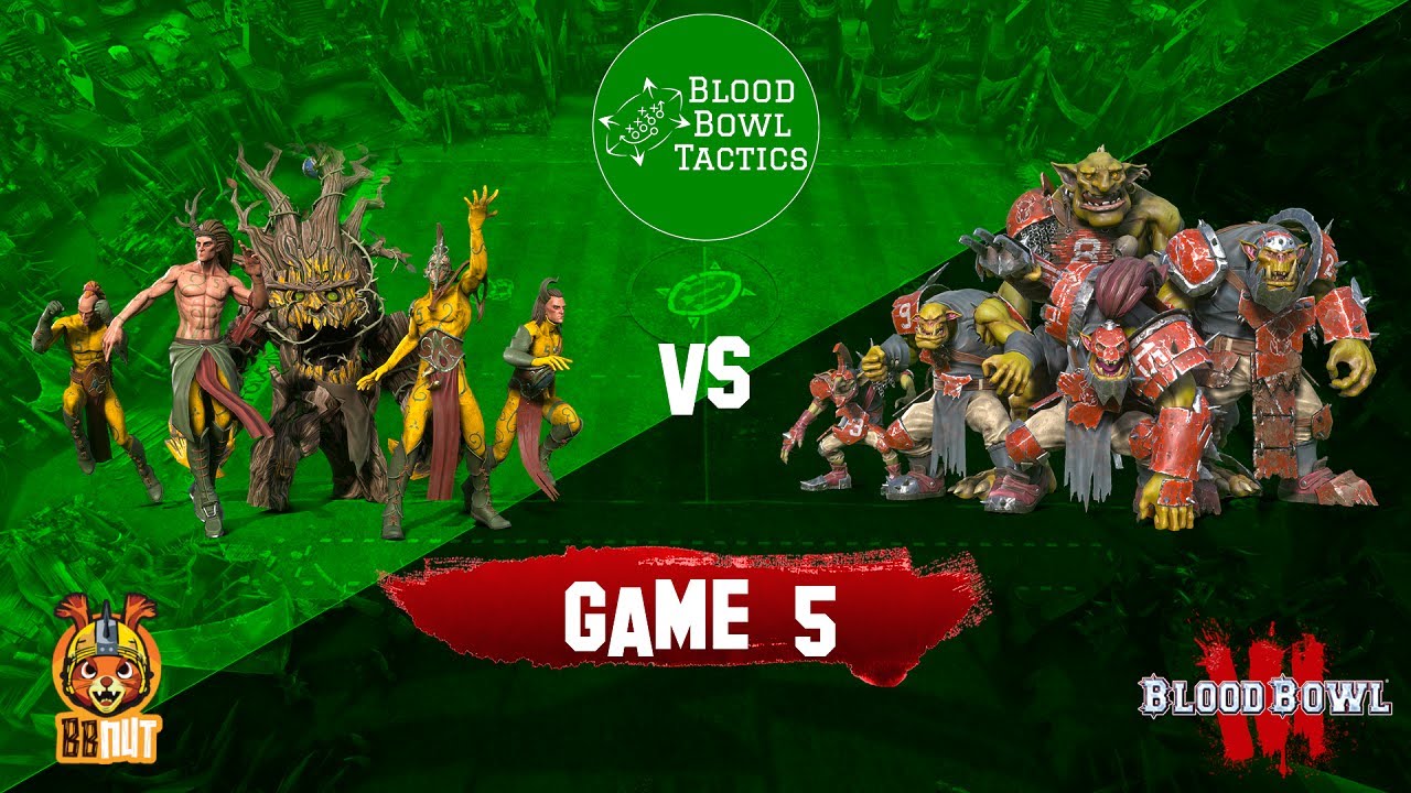 Blood Bowl Tactics Season 3 Game 5 | Wood Elves vs Orcs