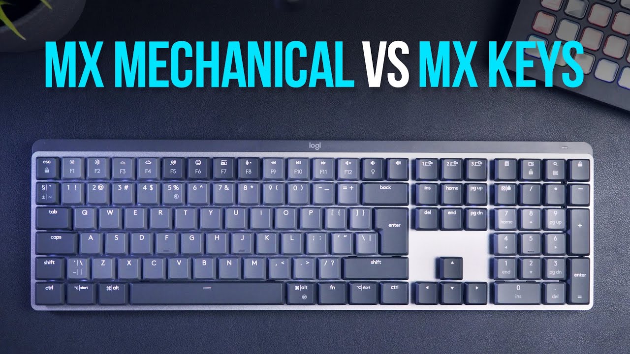 Logitech MX Mechanical vs. Logitech MX Keys | Sound Test Comparison