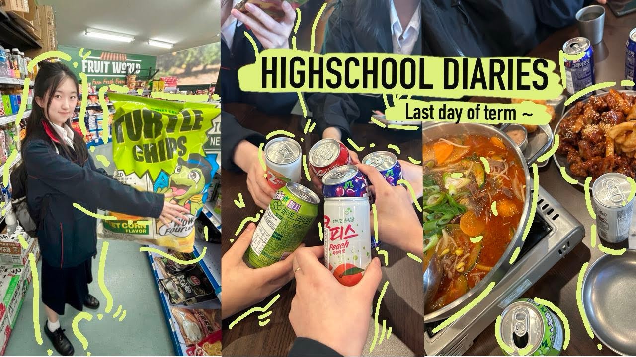 Highschool diaries - last day of term hangout  ᡣ𐭩 •｡