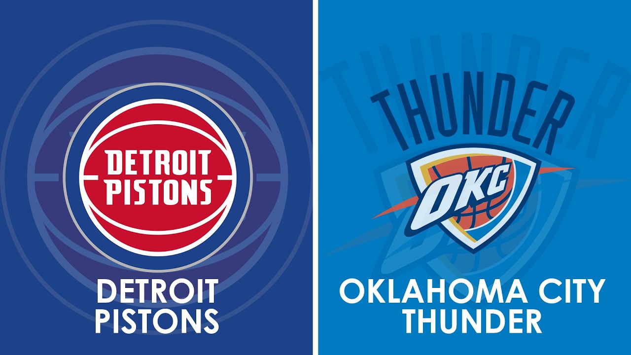 Detroit Pistons vs Oklahoma City Thunder NBA Live Scoreboard