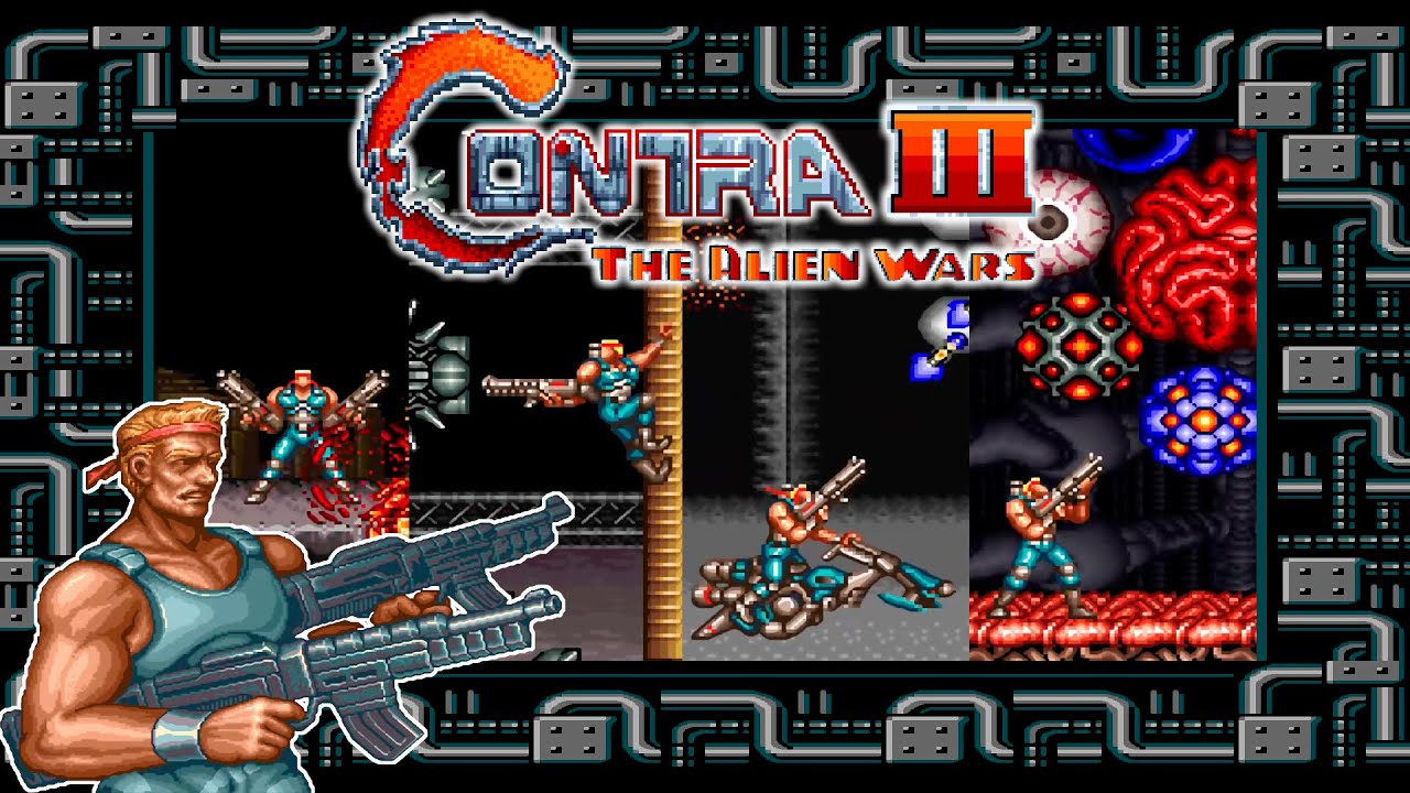 Contra Ⅲ - The Alien Wars ~ Recorrido Completo【Hard Difficult/Sin Morir】