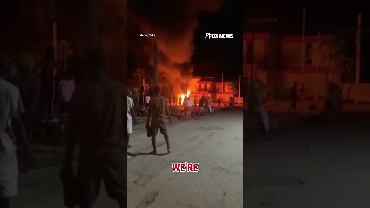 Cuban protesters RANSACK communist party headquarters #shorts #us #news #foxnews #cuba