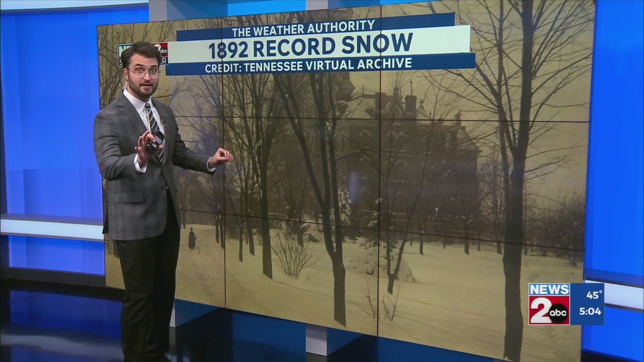 The largest winter storms on record in Nashville
