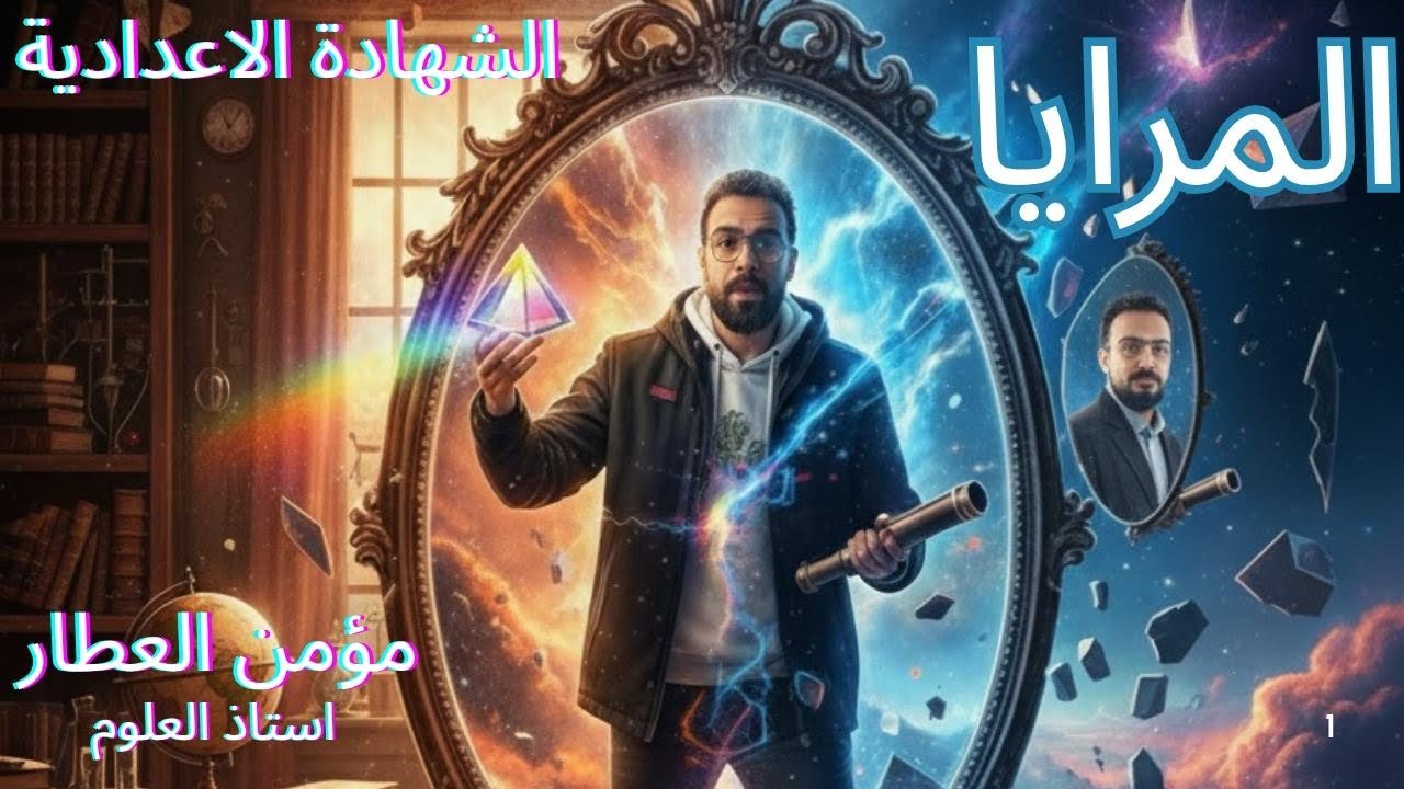 شرح درس المرايا || العلوم || الترم الأول || الشهادة الاعدادية || 2026 || الأستاذ مؤمن العطار