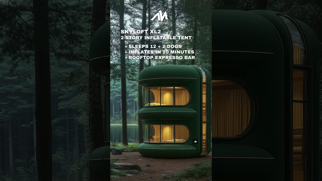 Introducing the Skyloft XL2: 2-Story Inflatable Tent for Serious Campers 😱 | April Fools!