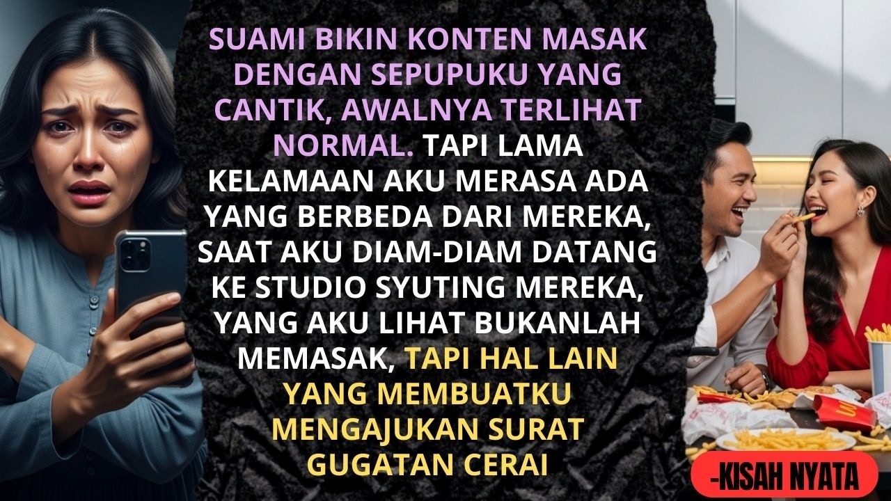 NGAKUNYA BIKIN KONTEN MASAK, AKU MALAH LIHAT FAKTA MENJIJIKKAN DI BALIK STUDIO SUAMIKU!!!