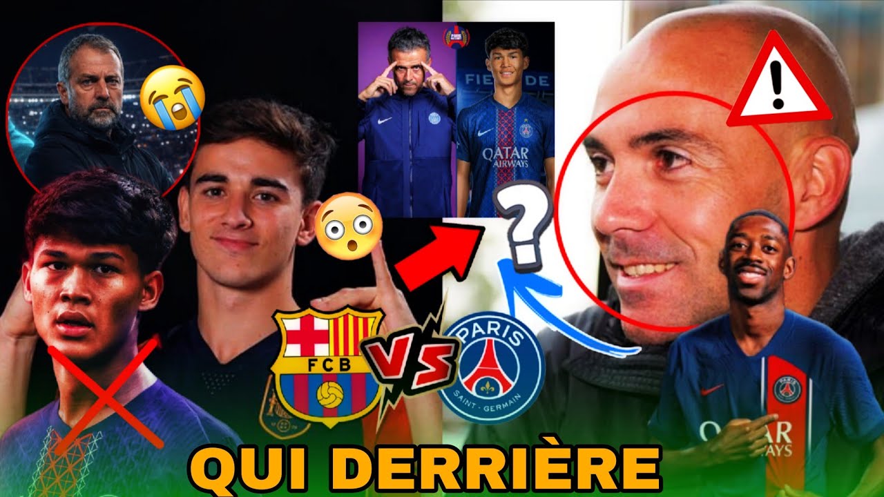 🚨Psg volé barca encore un espoir 🌟 ⭐️ 🌠,  Qui aide psg pour les jeunes du Barça 
