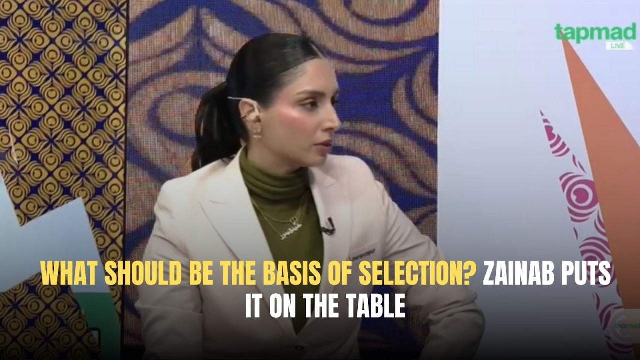“What Should Be the Basis of Selection?” Zainab Puts It on the Table 👀What do you guys think? 🏏🔥