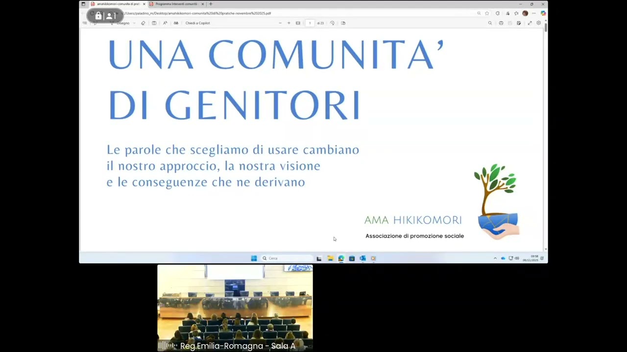 Ritiro sociale: una comunit&agrave; di pratiche. Formazione e sostegno agli adulti di riferimento. Vol. 1