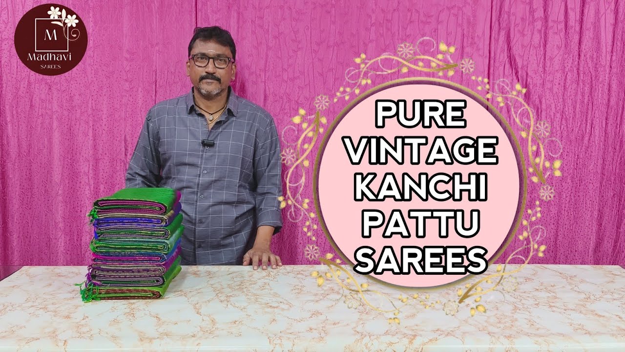 ✨Pure Vintage Kanchi Pattu Sarees||#pure #vintage #kanchi #pattu #sarees@Madhavi_saree_selections