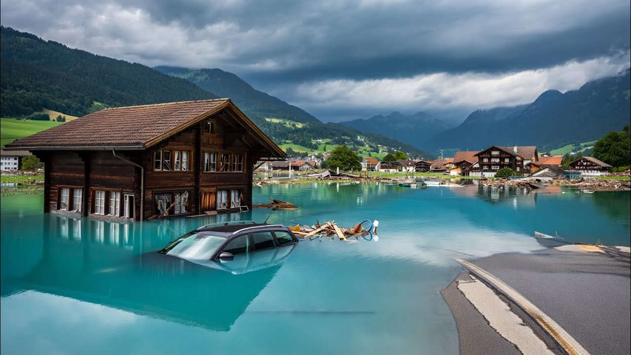 The Terrible tragedy of a Landslide in the Swiss Alps / Blatten-the village that disappeared forever