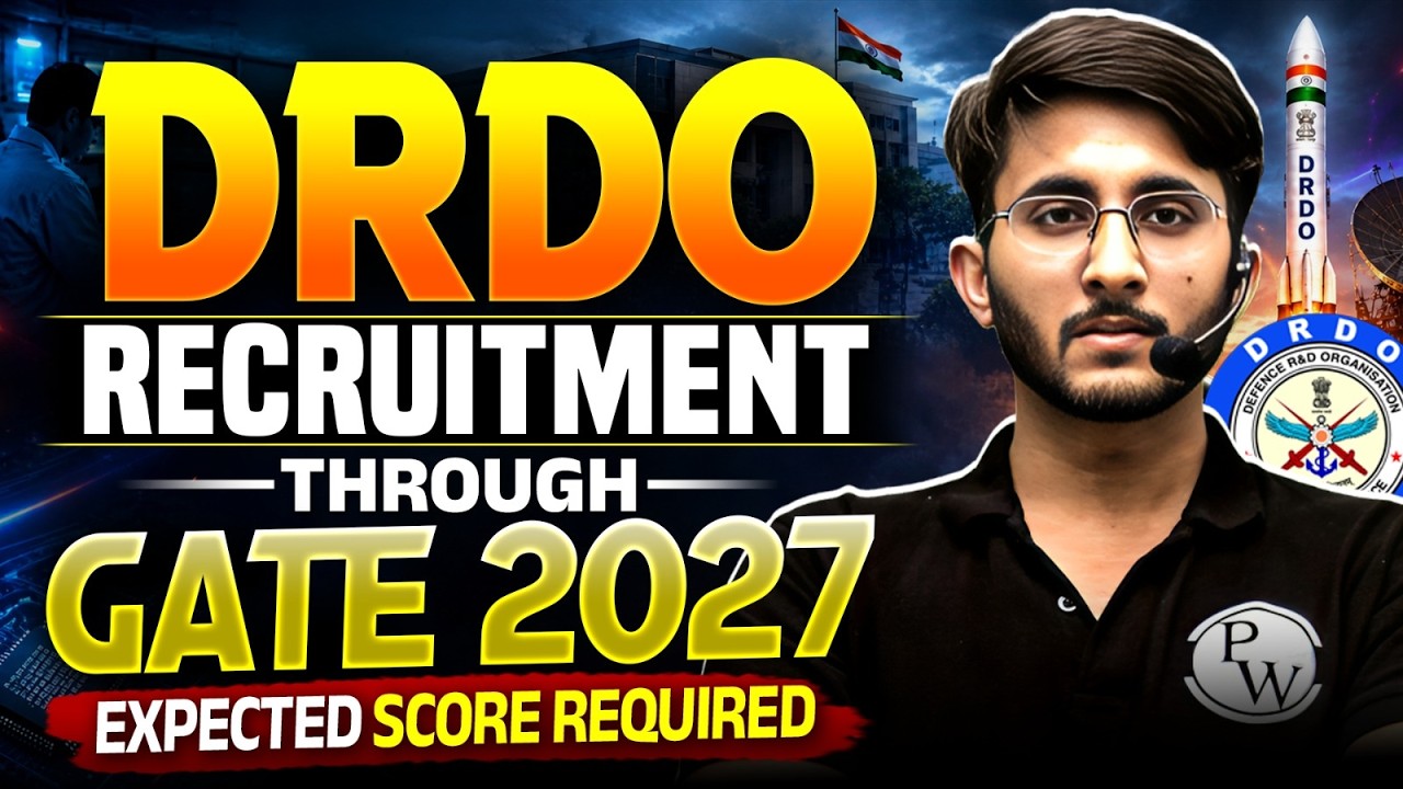 DRDO Recruitment Through GATE 2027 | Expected Score & Cutoff Analysis