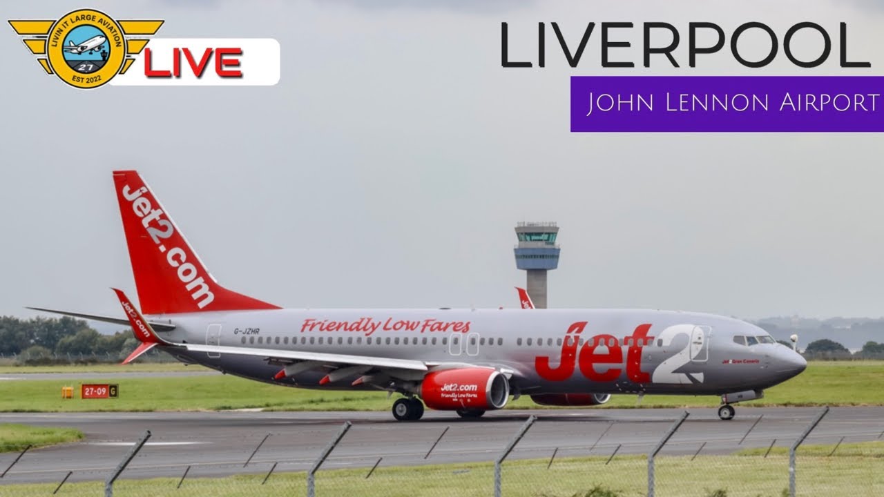 🔴LIVE🔴 Liverpool Airport (LPL) Plane Spotting
