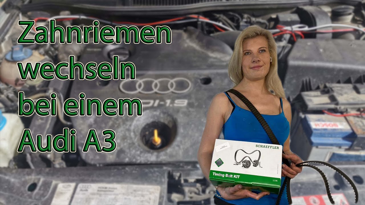 Zahnriemen wechseln bei einem Audi A3 8L 1.9l TDI 90PS 66kw AGR