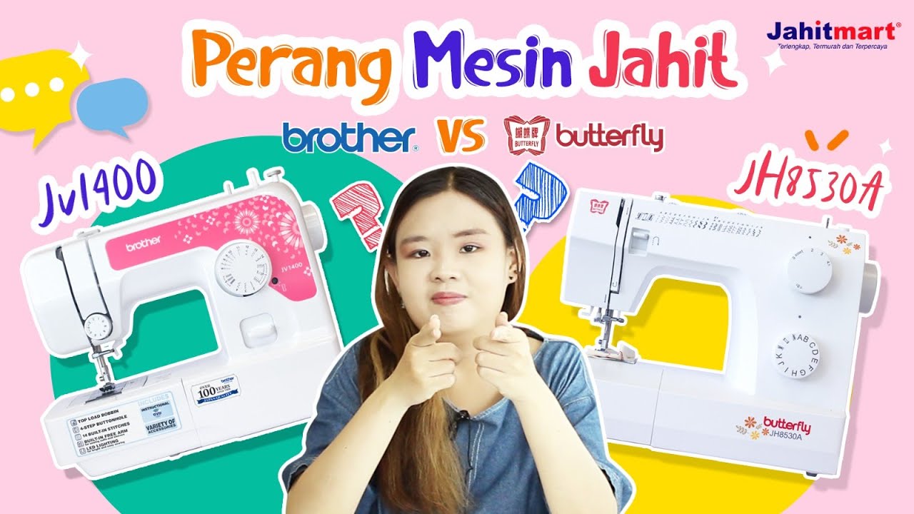 Head-to-Head: Brother JV1400 vs Butterfly JH8530A! Siapakah yang Memenangkan Persaingan Ketat?