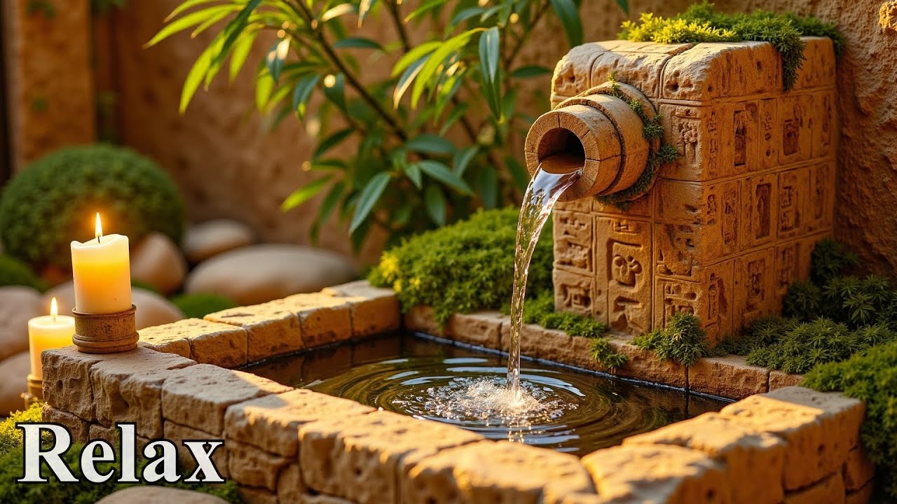 Relaxing Piano + Water Sounds 🌿 Deep Relaxation, Stress Relief & Inner Peace | Calm Mind & Bodi