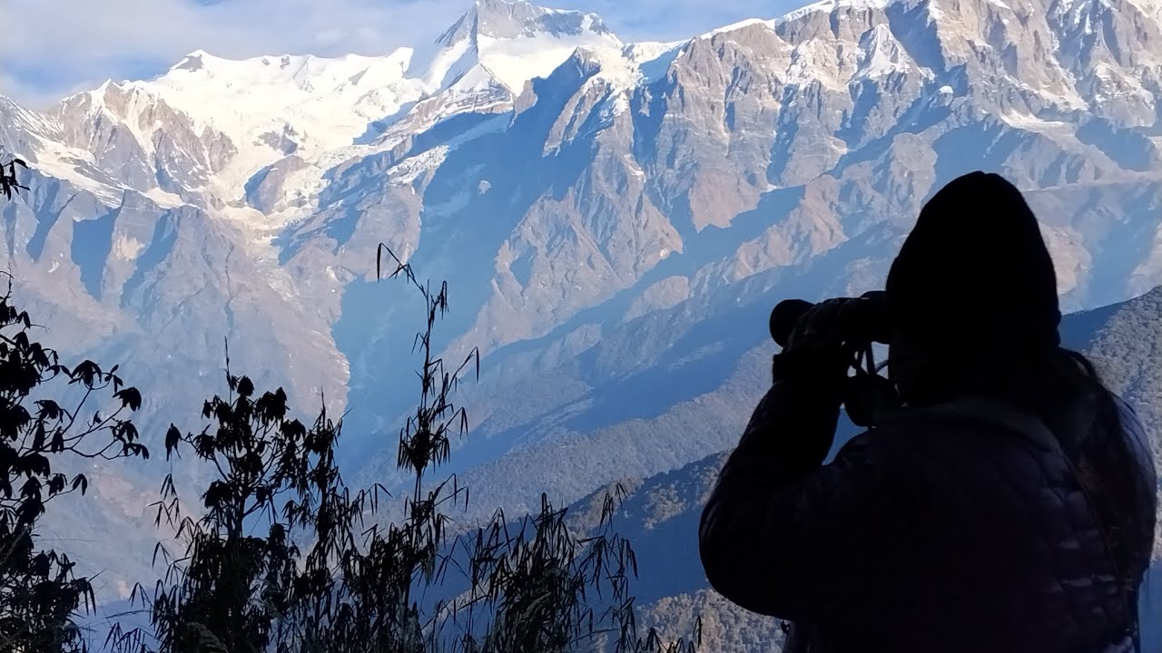 Karpu danda trip and snow.near pokhara city.एकदमै सुन्दर दृश्य ।जाने होईन त कर्पु डाडा।