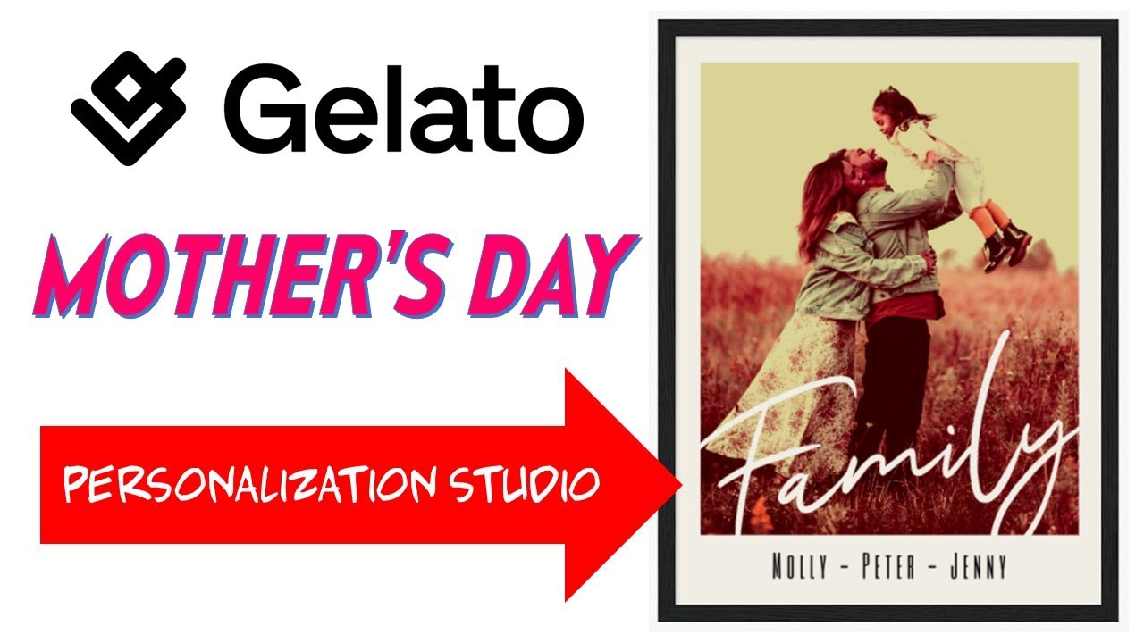 How To Sell Mother's Day Products Using GELATO Personalization Studio