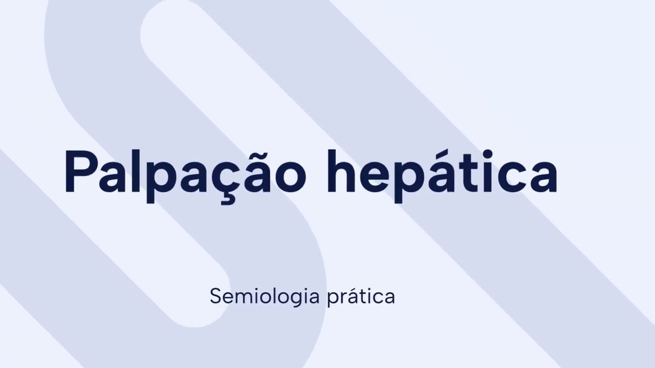 Como fazer Palpação Hepática - Exame Abdominal
