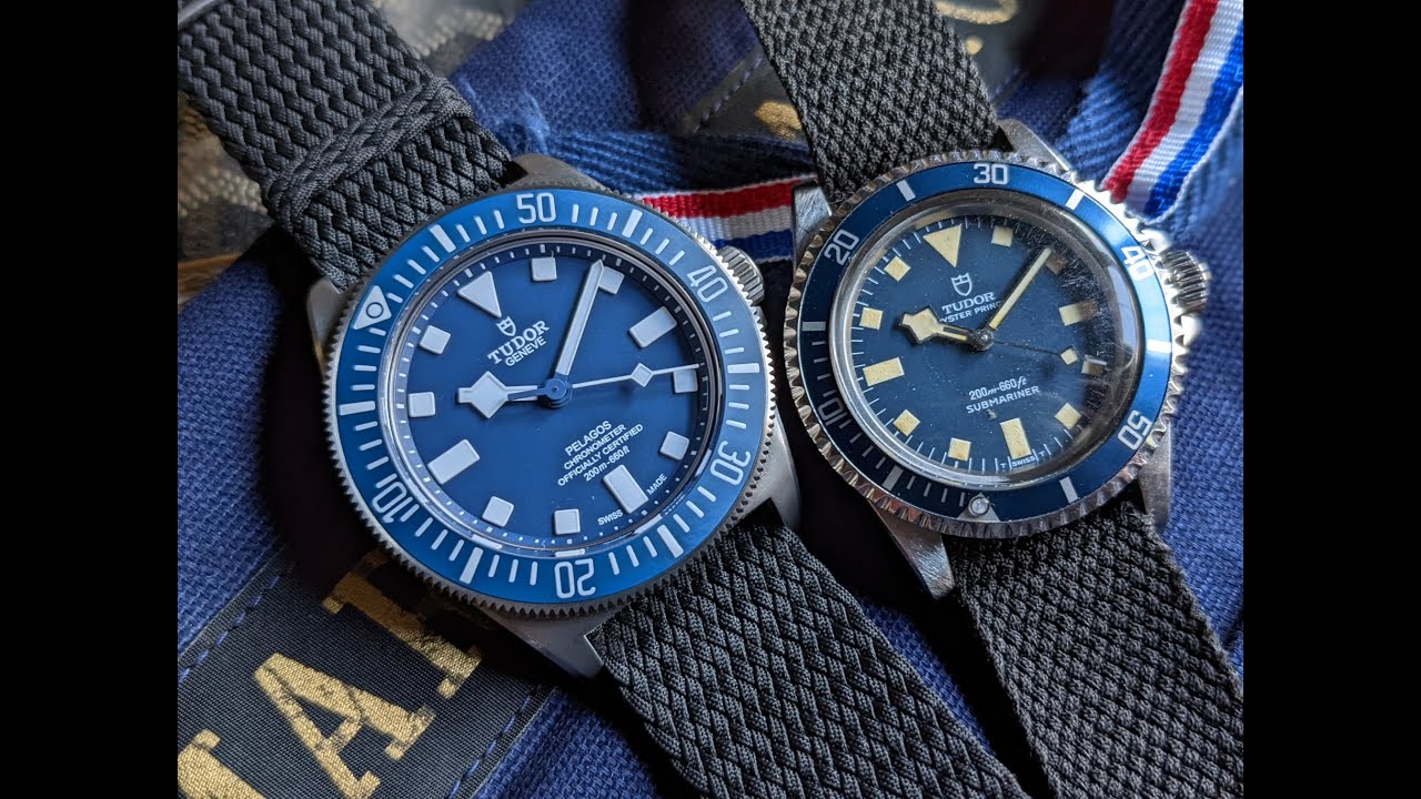Tudor Pelagos FXD and vintage Marine Nationale Submariners