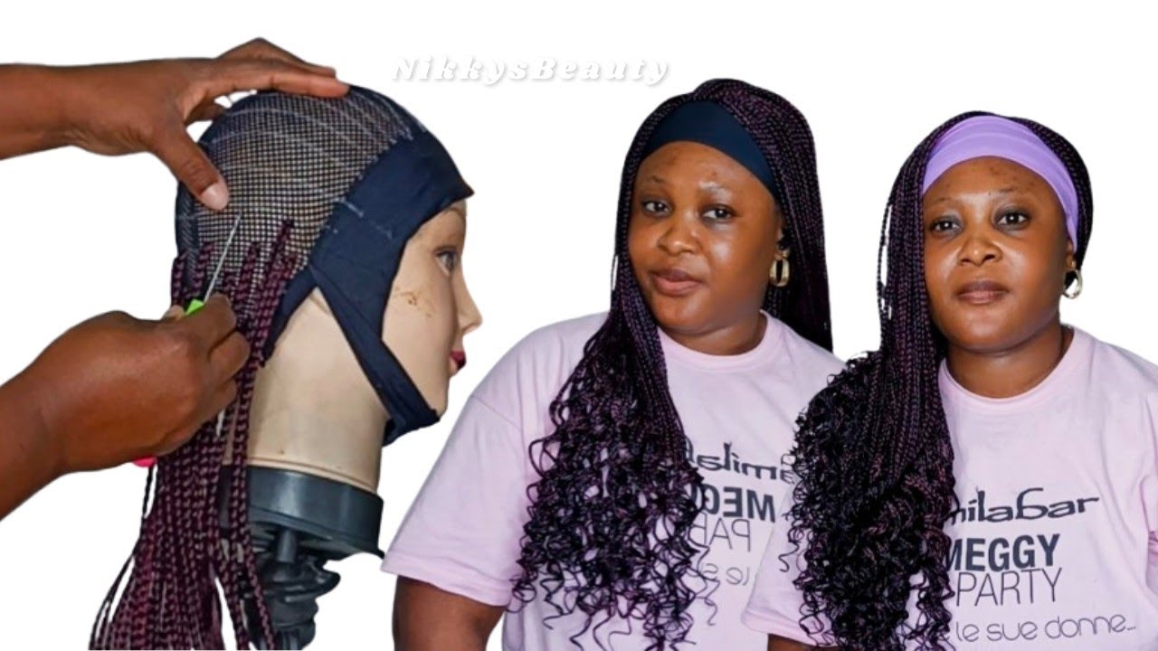 Step by Step / How To Make HeadBand Braided Wig Like a Pro For Beginners  / DIY Crochet Braid Wig