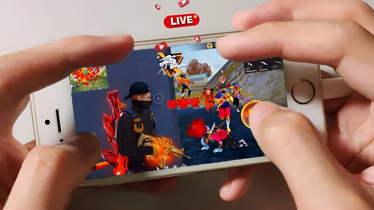 20+ kill in Iphone 6s Free Fire Gameplay in 2024 Ultra graphics +DPI 999🔥