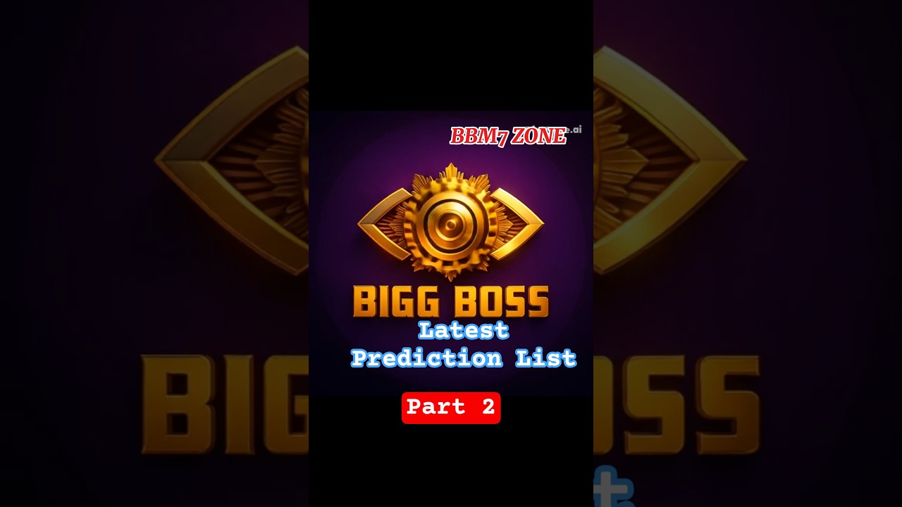 Bigg Boss Malayalam Season 7 Contestants Prediction List  Part 2👁️🔥