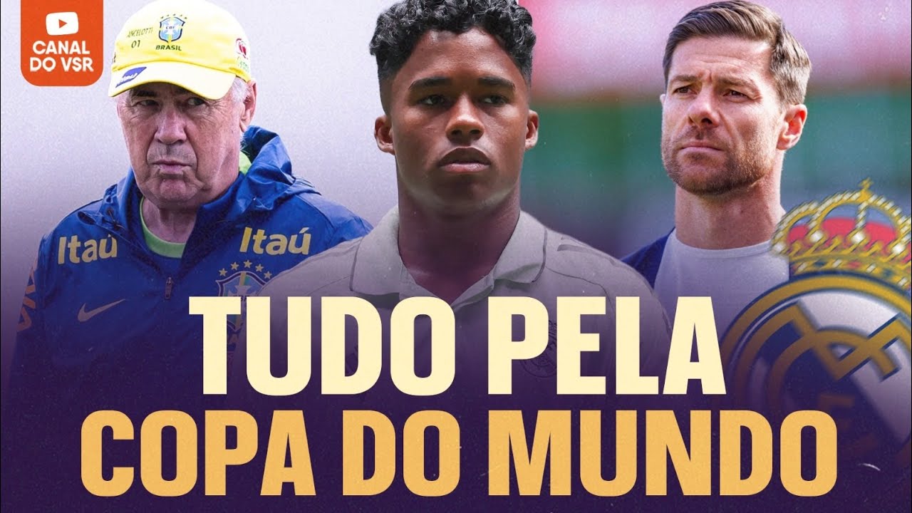 EMPRÉSTIMO É A CHANCE DE ENDRICK PARA COPA DO MUNDO