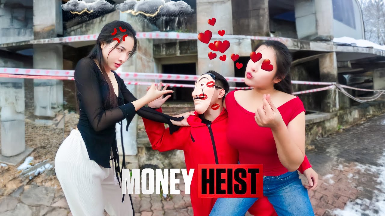 THIS STRANGER GIRL WANTS TO KISS ME | MONEY HEIST PARKOUR (Romantic Parkour POV)