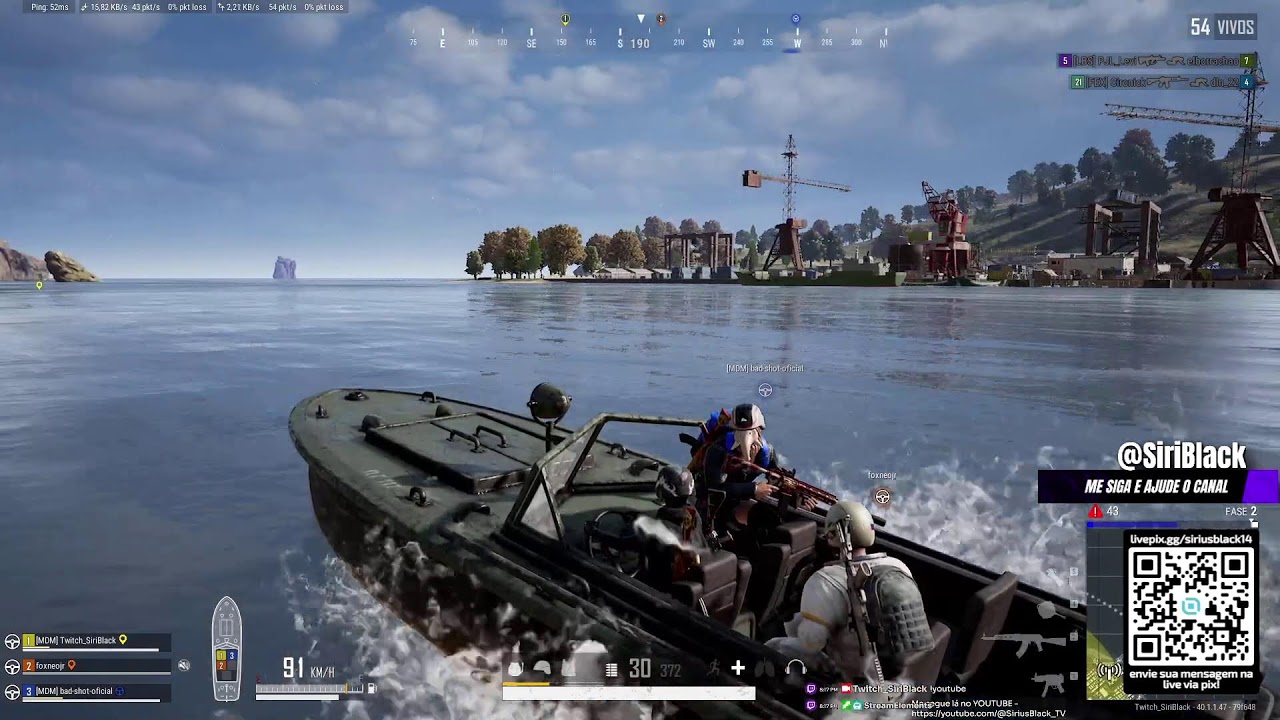 🟢 SiriBlack  🟢MATANDO OS DURO -PUBG !!! SEGUE NA 💜  ❗KlCK 💚