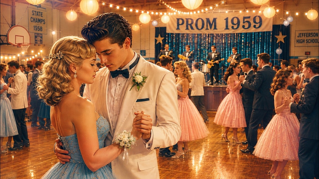 Last Dance at the 1959 High School Prom 💃🕺 | Melancholic Doo-Wop Love Song