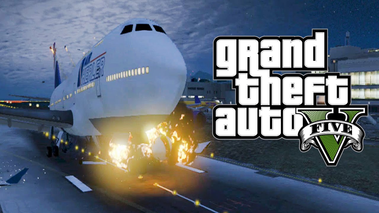 Best GTA 5 Airplane Take Off Crashes Episode 2