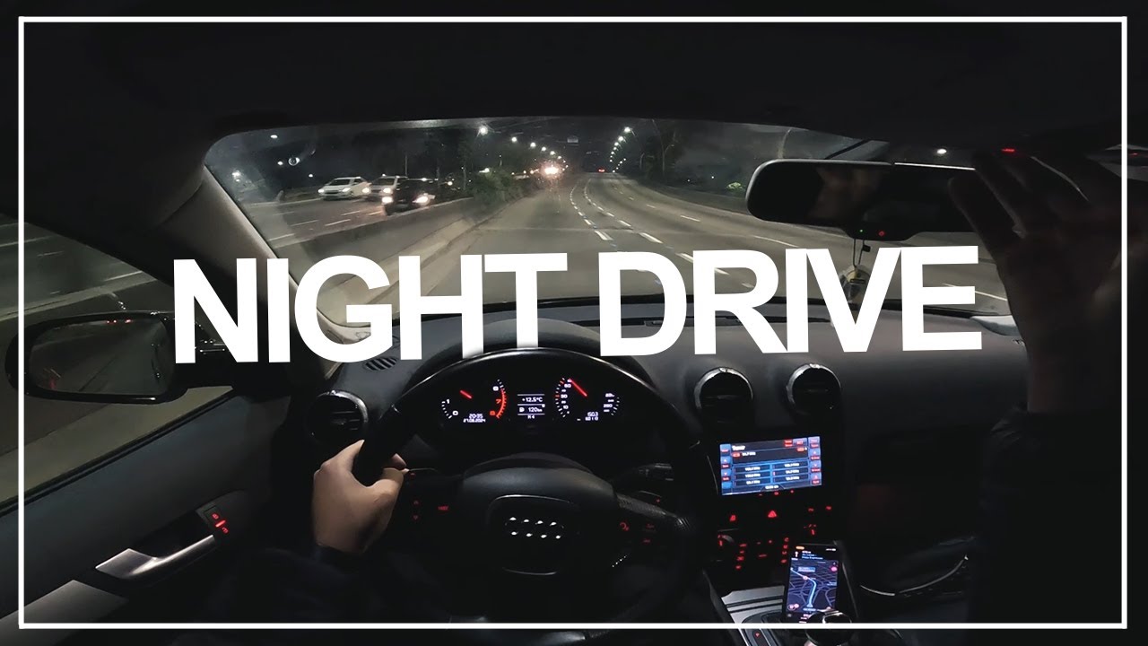 Audi A3 2.0 TFSI 8P | Sound Exhaust | Night Drive - POV