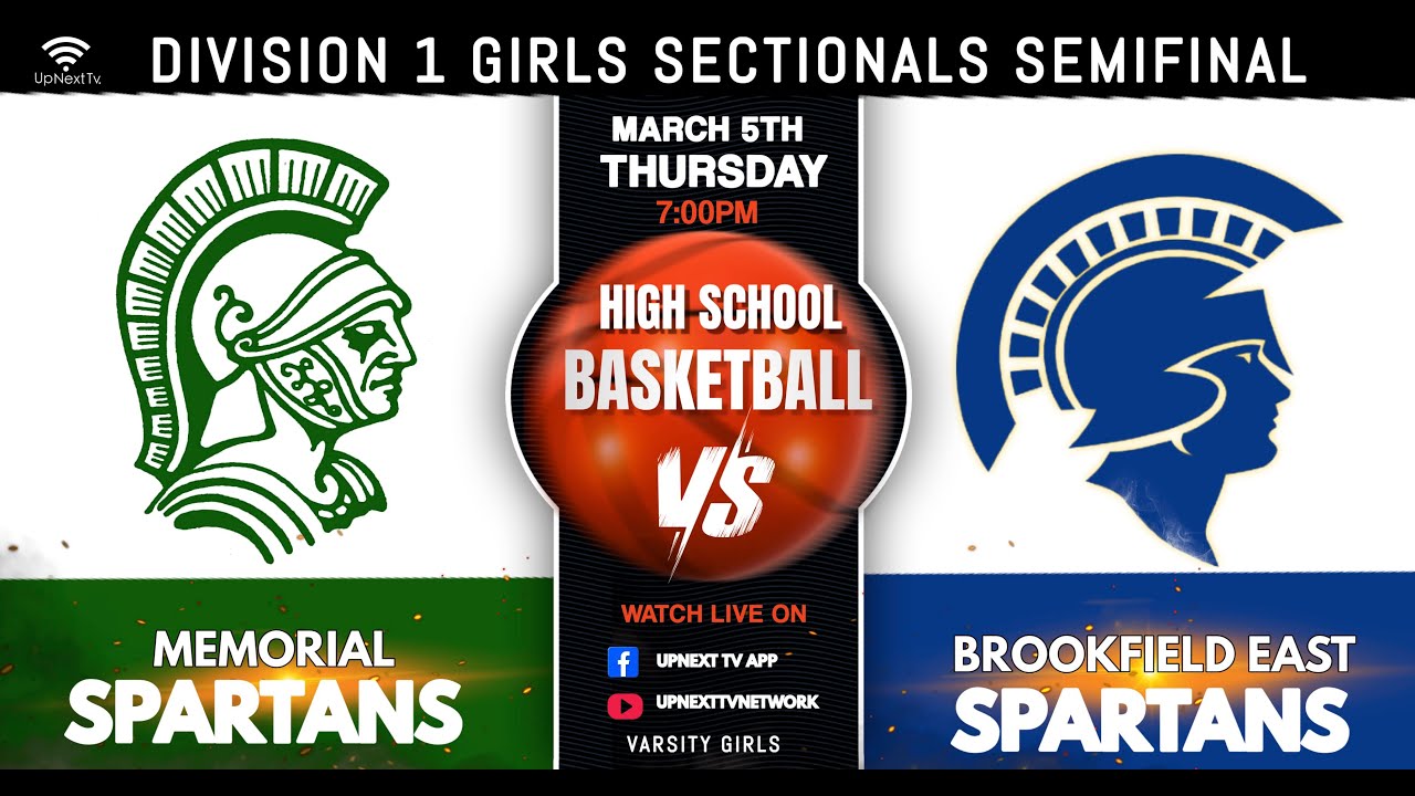 Memorial Spartans Vs BrookField Spartans Basketball Game