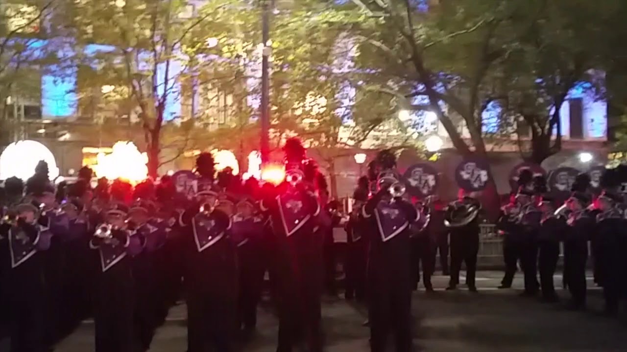 3am marching bands / police protest nyc
