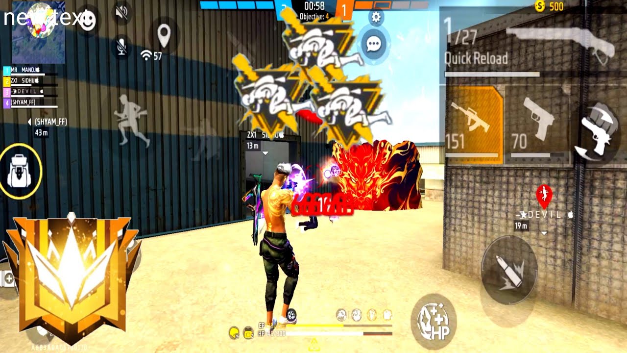 Free Fire Max CS rank GRANDMASTER LOBBY Free Fire Clash Squad Free Fire | Free Fire free fire free